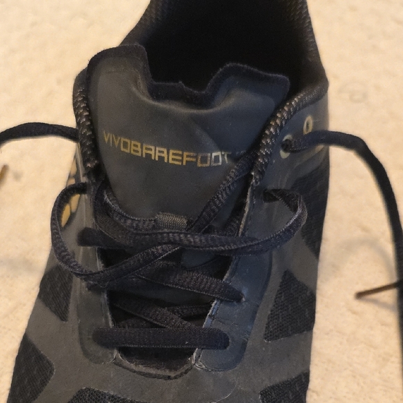 Vivo barefoot Black and Gold Athletic Shoes with Mid-Top Design - Picture 7 of 9
